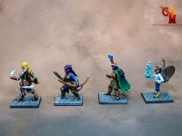 3d Printed miniatures painted to level 4 quality