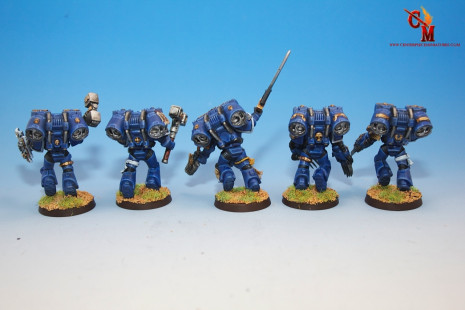 Ultramarine Veteran Assault Squad