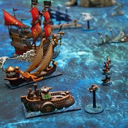 Painted Dreadfleet Boardgame