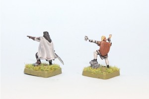 Maege and Great Jon painted from Battle of Westeros