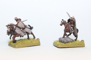Robb and Rickard painted from Battle of Westeros