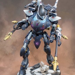 Eldar Wraith Knight with magnetised weapons
