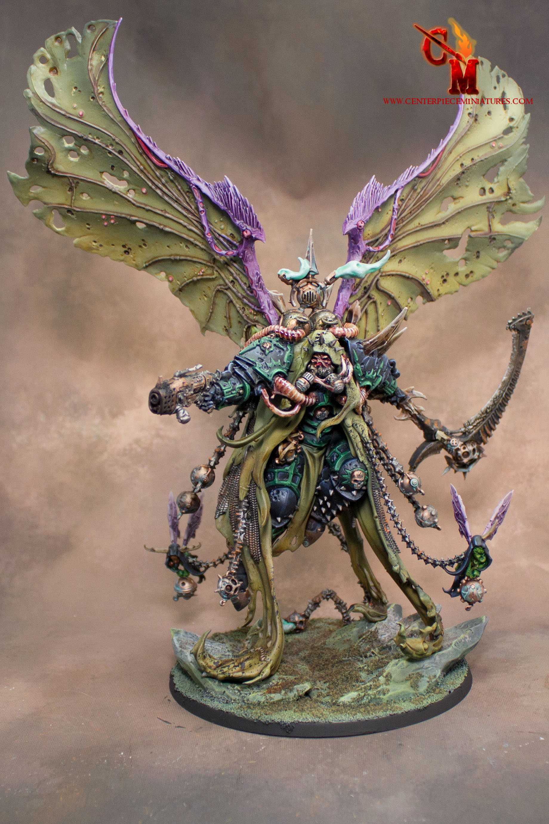 Warhammer 40k Age of Sigmar Painting Commission Chaos Space Marines Demon Prince 